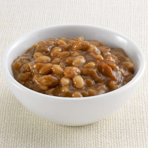 Image of Mini Baked Beans in Bacon