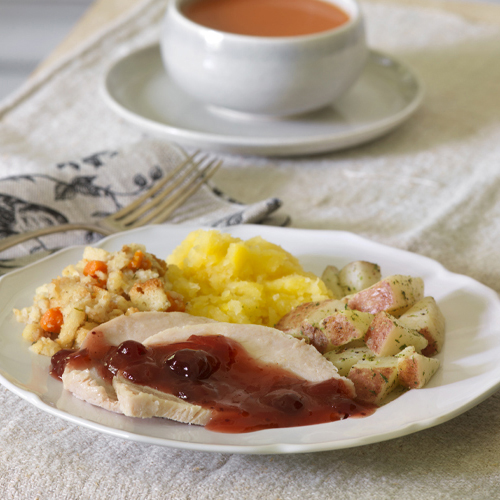 Image of Turkey with Cranberry Orange Sauce