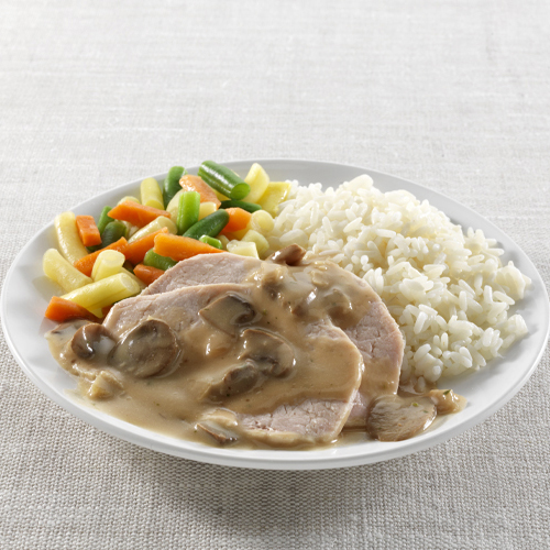 Image of Pork with Creamy Mushroom Sauce