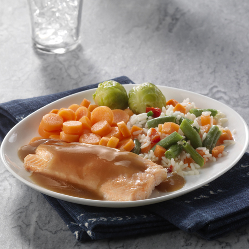 Image of Maple-Flavoured Glazed Salmon