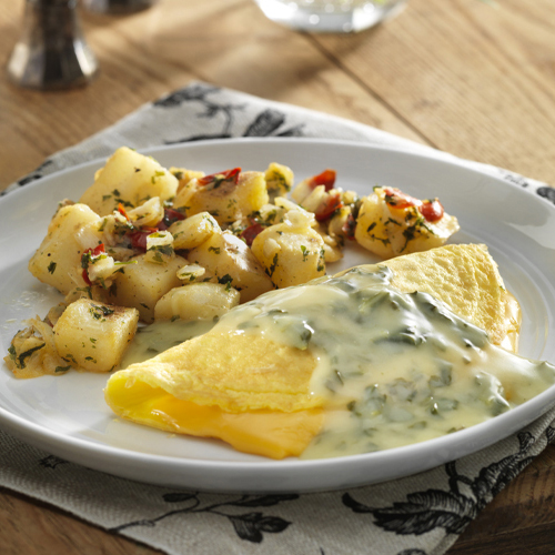 Image of Omelette with Hollandaise Sauce