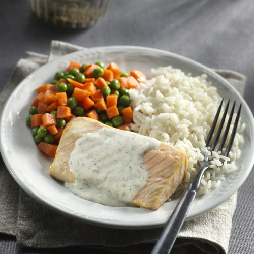 Image of Salmon with Creamy Dill Sauce